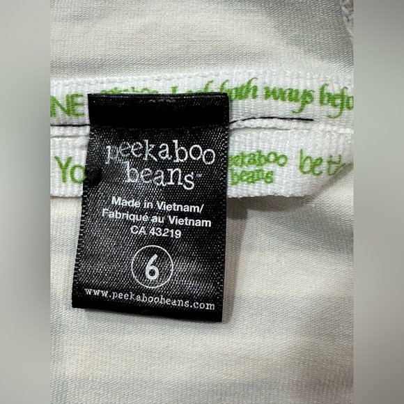 🌟NWOT🌟 Peekaboo Beans: Kids Full Zip-Up Hoodie- Size 6 - Picture 7 of 10